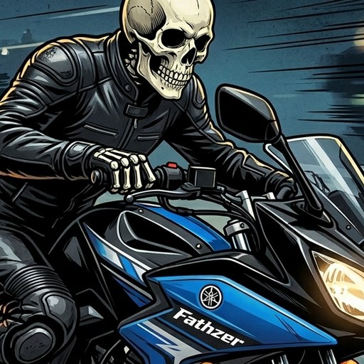fathzer — squelette motard